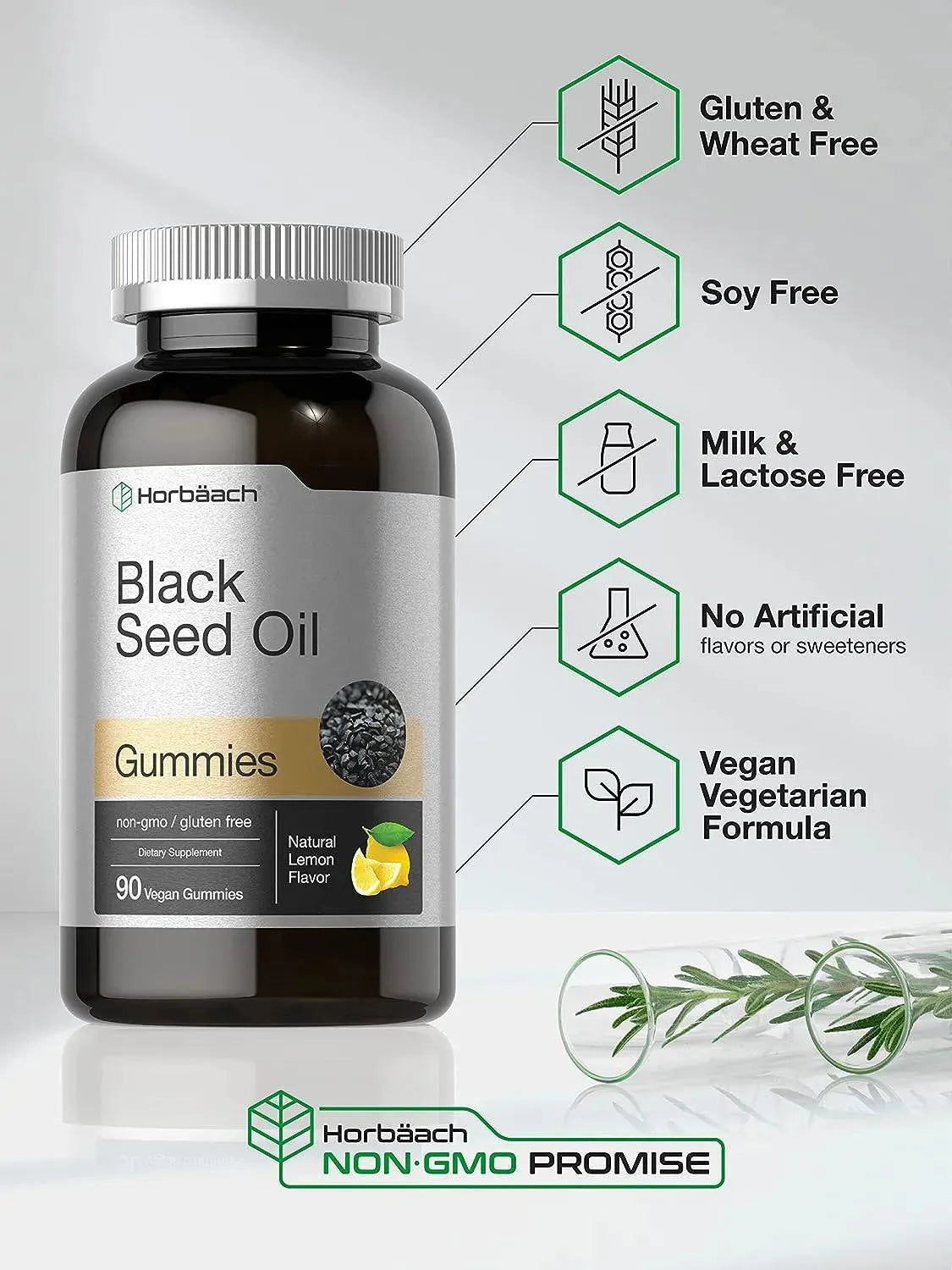 HORBAACH - Horbaach Black Seed Oil Gummies 90 Gomitas - The Red Vitamin MX - Suplementos Alimenticios - {{ shop.shopifyCountryName }}