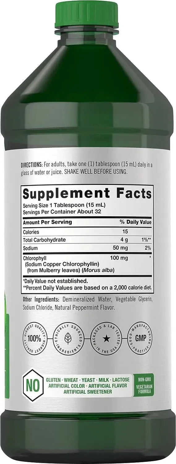 HORBAACH - Horbaach Chlorophyll Liquid Drops 100Mg. 473Ml. 2 Pack - The Red Vitamin MX - Suplementos Alimenticios - {{ shop.shopifyCountryName }}