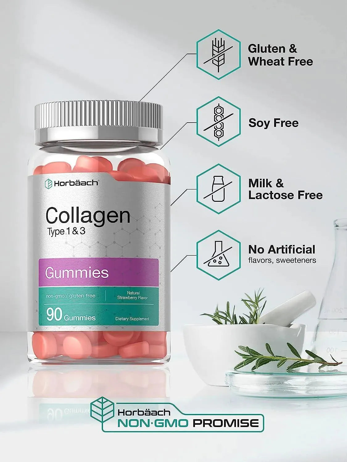 HORBAACH - Horbaach Collagen Gummies 90 Gomitas - The Red Vitamin MX - Suplementos Alimenticios - {{ shop.shopifyCountryName }}