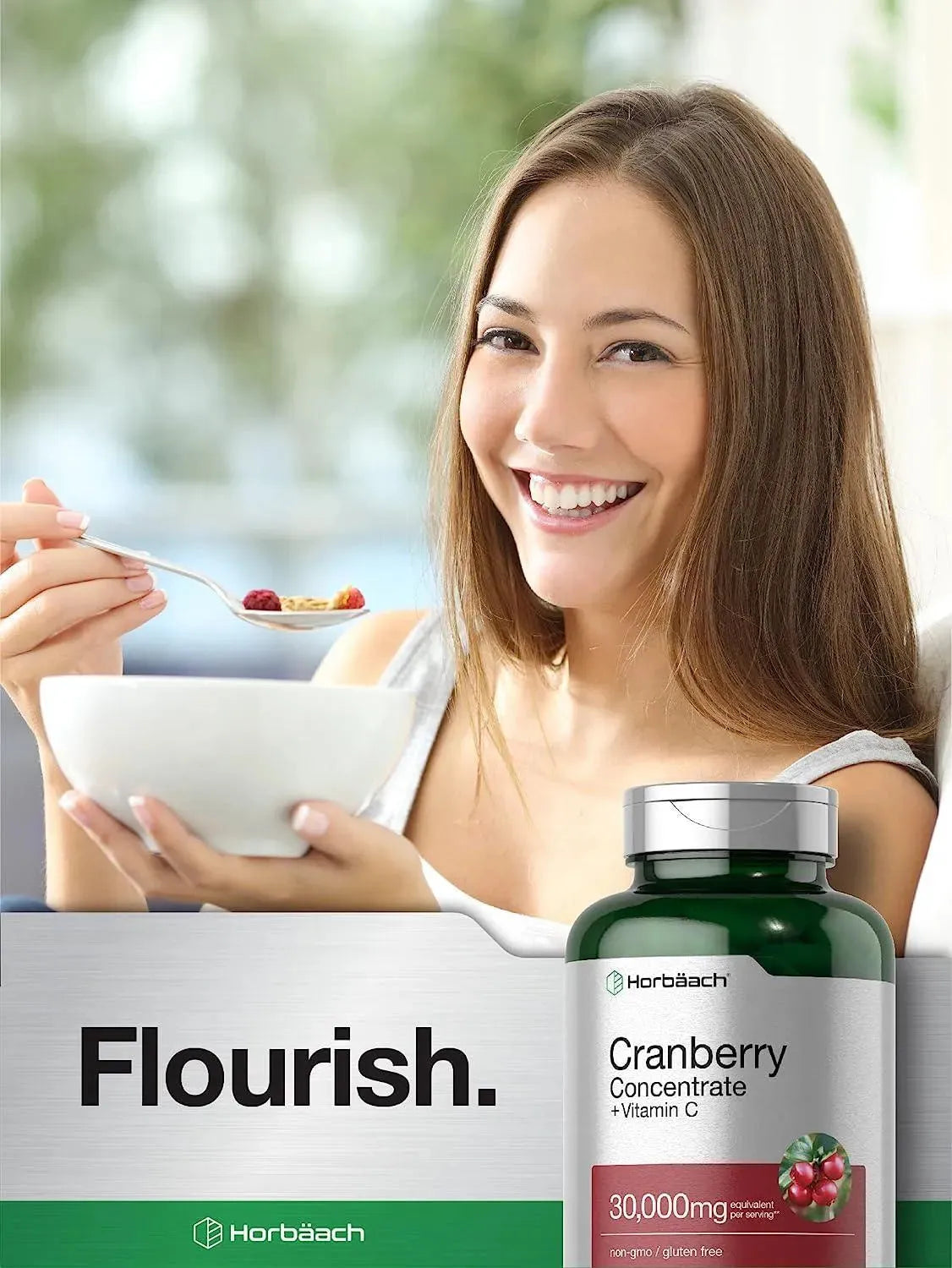 HORBAACH - Horbaach Cranberry Concentrate Extract + Vitamin C 30,000Mg. 150 Capsulas - The Red Vitamin MX - Suplementos Alimenticios - {{ shop.shopifyCountryName }}