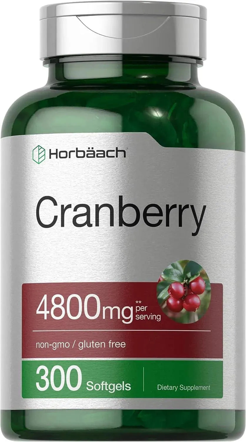 HORBAACH - Horbaach Cranberry Supplement 4800Mg. 300 Capsulas Blandas - The Red Vitamin MX - Suplementos Alimenticios - {{ shop.shopifyCountryName }}