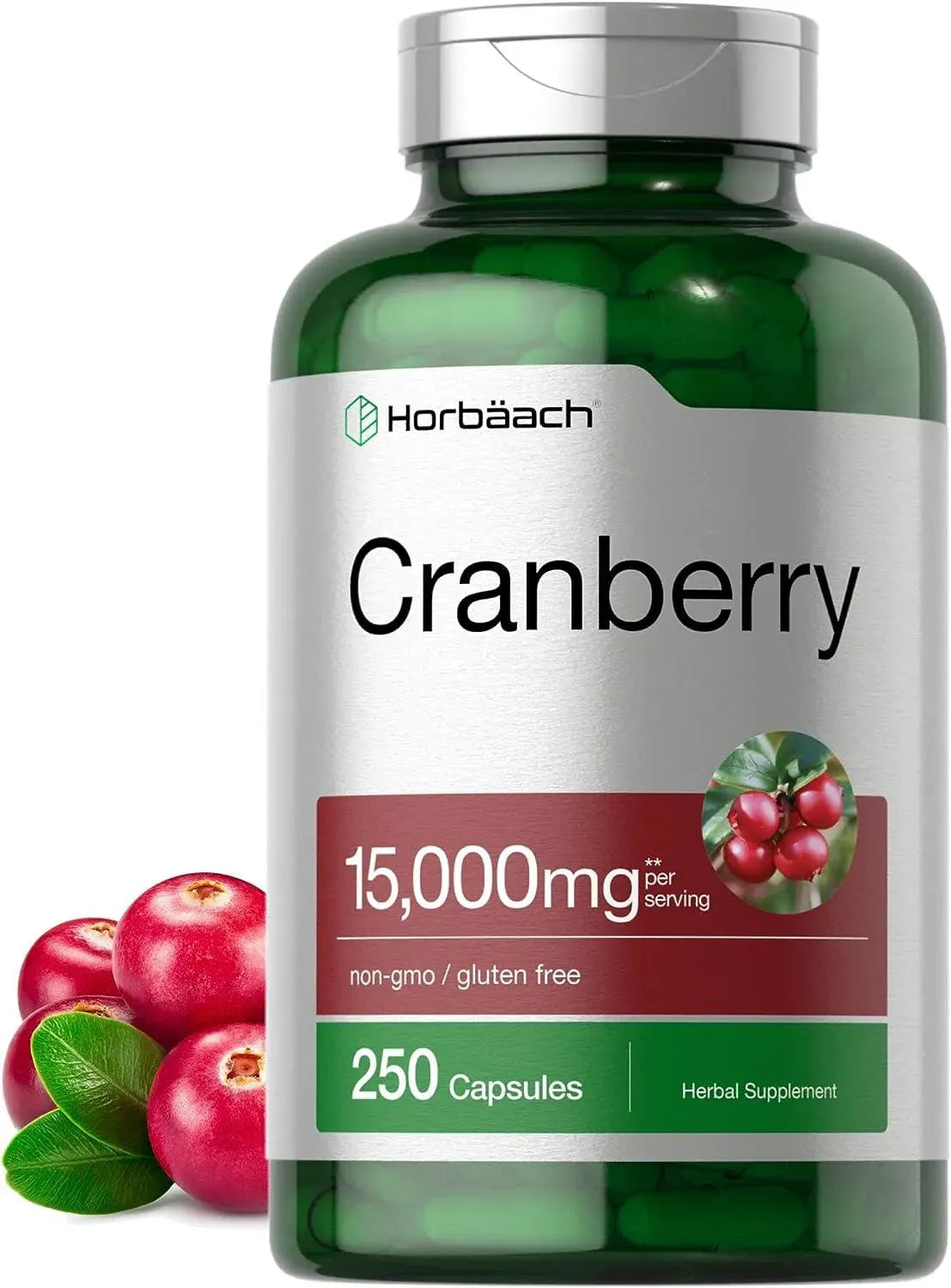 HORBAACH - Horbaach Cranberry + Vitamin C 15,000Mg. 250 Capsulas - The Red Vitamin MX - Suplementos Alimenticios - {{ shop.shopifyCountryName }}