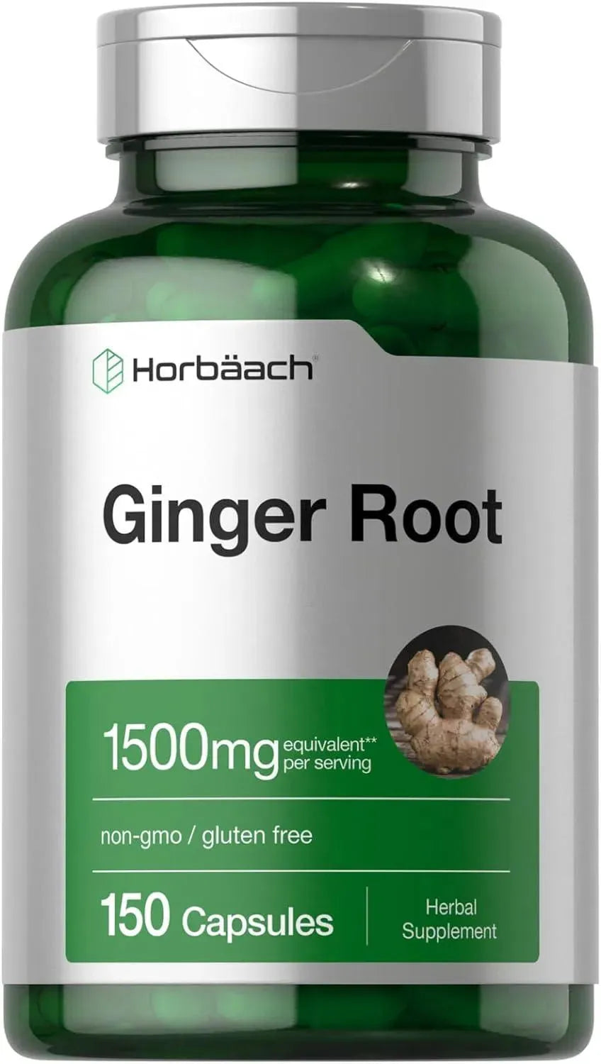 HORBAACH - Horbaach Ginger Root 1500Mg. 150 Capsulas - The Red Vitamin MX - Suplementos Alimenticios - {{ shop.shopifyCountryName }}
