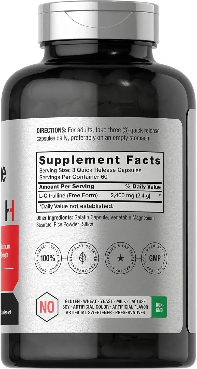 HORBAACH - Horbaach L Citrulline 2400Mg. 180 Capsulas - The Red Vitamin MX - Suplementos Alimenticios - {{ shop.shopifyCountryName }}