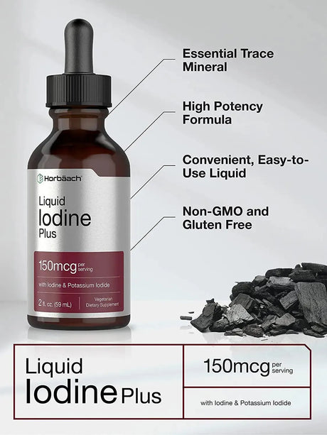 HORBAACH - Horbaach Liquid Iodine Solution Drops 59Ml. - The Red Vitamin MX - Suplementos Alimenticios - {{ shop.shopifyCountryName }}