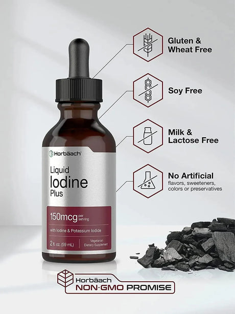 HORBAACH - Horbaach Liquid Iodine Solution Drops 59Ml. - The Red Vitamin MX - Suplementos Alimenticios - {{ shop.shopifyCountryName }}