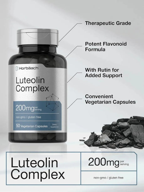 HORBAACH - Horbaach Luteolin Complex with Rutin 50 Capsulas - The Red Vitamin MX - Suplementos Alimenticios - {{ shop.shopifyCountryName }}