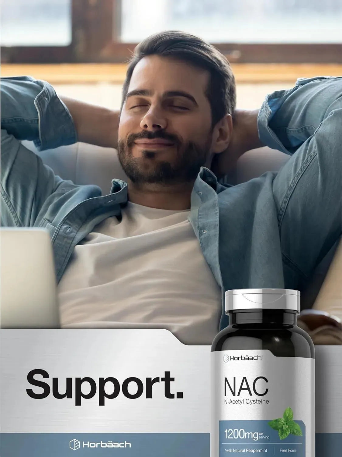 HORBAACH - Horbaach NAC N-Acetyl Cysteine Supplement 1200Mg. 250 Capsulas - The Red Vitamin MX - Suplementos Alimenticios - {{ shop.shopifyCountryName }}