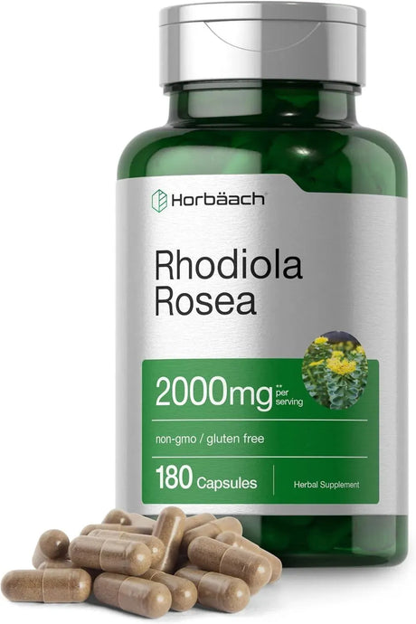 HORBAACH - Horbaach Rhodiola Rosea 2000Mg. 180 Capsulas - The Red Vitamin MX - Suplementos Alimenticios - {{ shop.shopifyCountryName }}