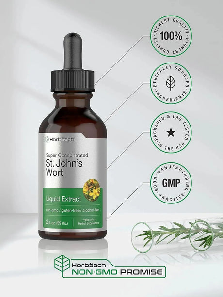 HORBAACH - Horbaach St Johns Wort Tincture 59Ml. - The Red Vitamin MX - Suplementos Alimenticios - {{ shop.shopifyCountryName }}