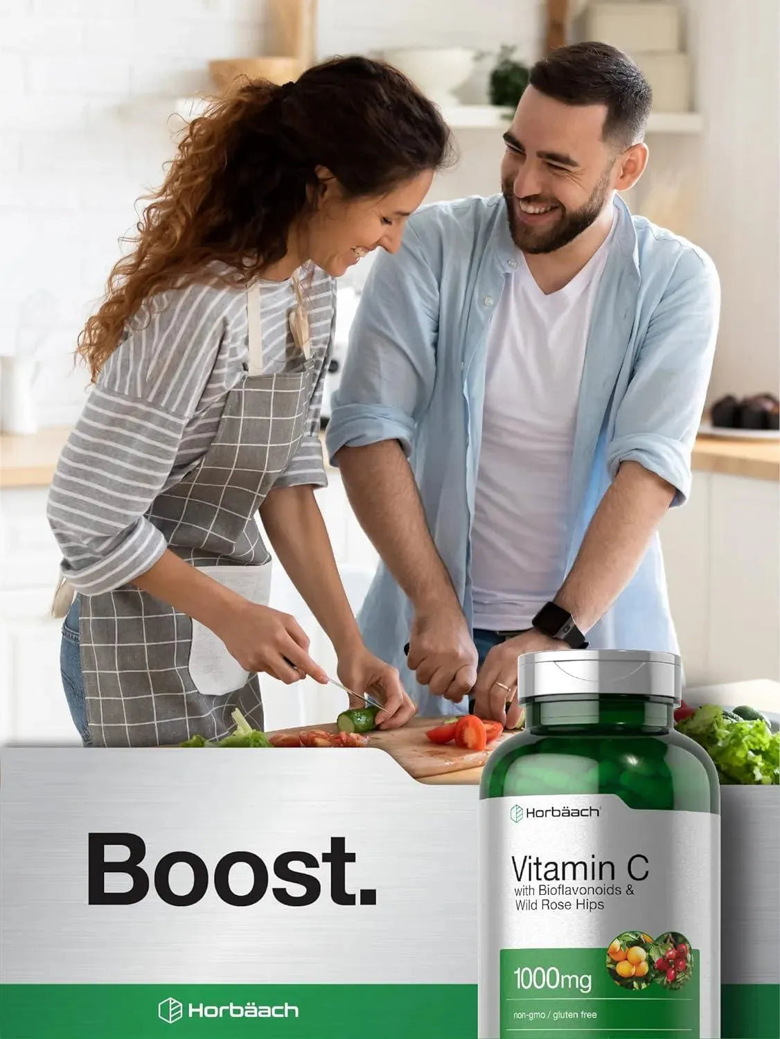 HORBAACH - Horbaach Vitamin C with Bioflavonoids and Rose HIPS 1000Mg. 250 Capsulas - The Red Vitamin MX - Suplementos Alimenticios - {{ shop.shopifyCountryName }}