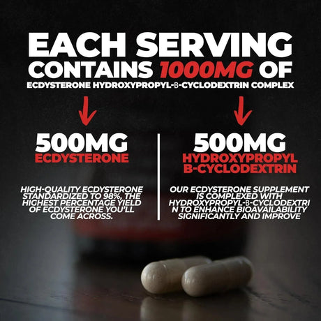 HUGE SUPPLEMENTS - Huge Supplements Ecdysterone 60 Capsulas - The Red Vitamin MX - Suplementos Alimenticios - {{ shop.shopifyCountryName }}