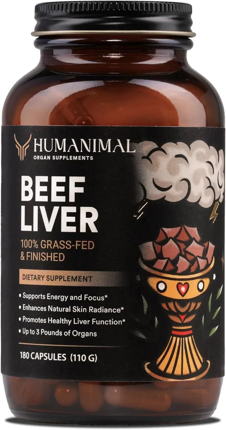 HUMANIMAL - Humanimal Beef Liver 180 Capsulas - The Red Vitamin MX - Suplementos Alimenticios - {{ shop.shopifyCountryName }}
