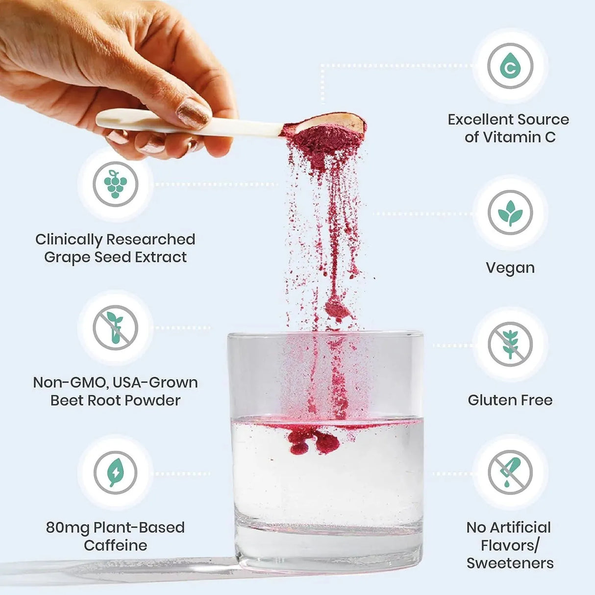 HUMANN - HumanN SuperBeets Energy Plus with Grape Seed Extract Powder 166.5 Gr. - The Red Vitamin MX - Suplementos Alimenticios - {{ shop.shopifyCountryName }}