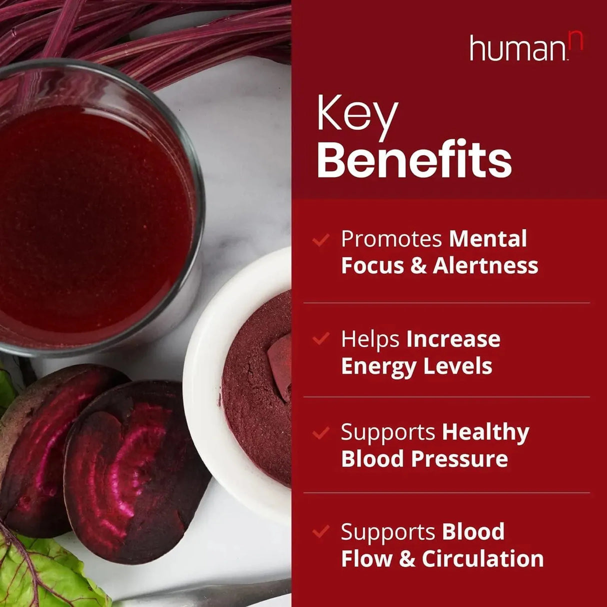 HUMANN - HumanN SuperBeets Energy Plus with Grape Seed Extract Powder 166.5 Gr. - The Red Vitamin MX - Suplementos Alimenticios - {{ shop.shopifyCountryName }}