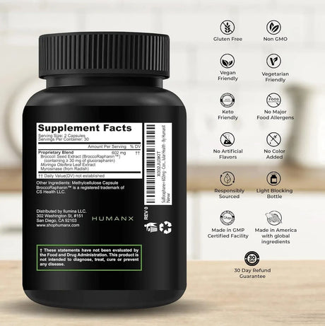 HUMANX - HUMANX Sulforaphane+ 602Mg. 60 Capsulas - The Red Vitamin MX - Suplementos Alimenticios - {{ shop.shopifyCountryName }}