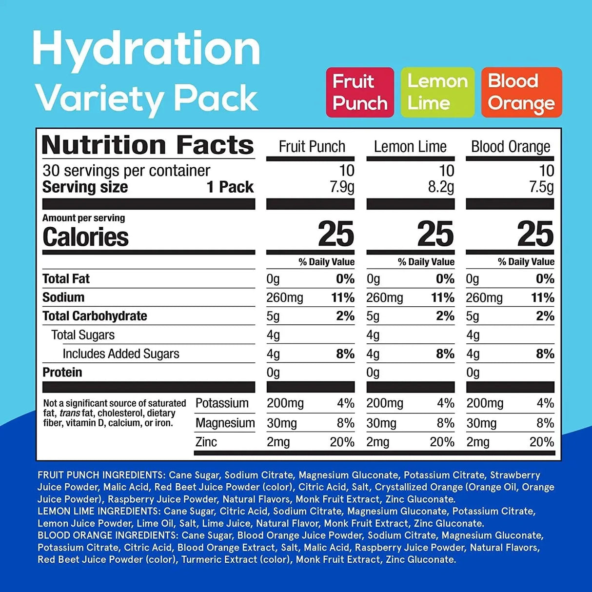 HYDRANT - Hydrant Hydrate Electrolyte Powder Rapid Hydration Mix 30 Paquetes - The Red Vitamin MX - Suplementos Alimenticios - {{ shop.shopifyCountryName }}