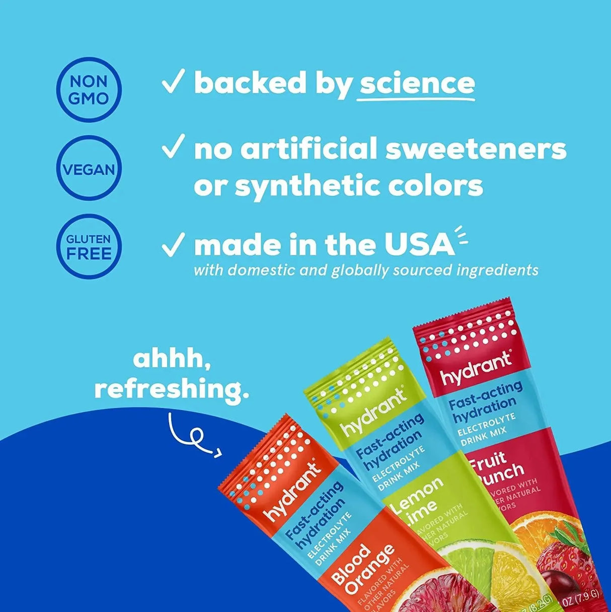 HYDRANT - Hydrant Hydrate Electrolyte Powder Rapid Hydration Mix 30 Paquetes - The Red Vitamin MX - Suplementos Alimenticios - {{ shop.shopifyCountryName }}