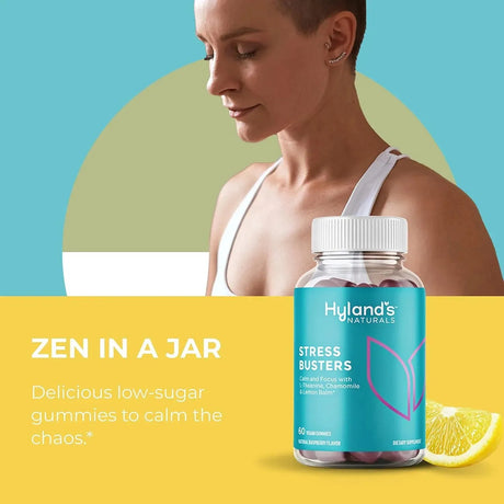 HYLAND´S - Hyland's Stress Busters L-Theanine, Lemon Balm and Chamomile 120 Gomitas - The Red Vitamin MX - Suplementos Alimenticios - {{ shop.shopifyCountryName }}