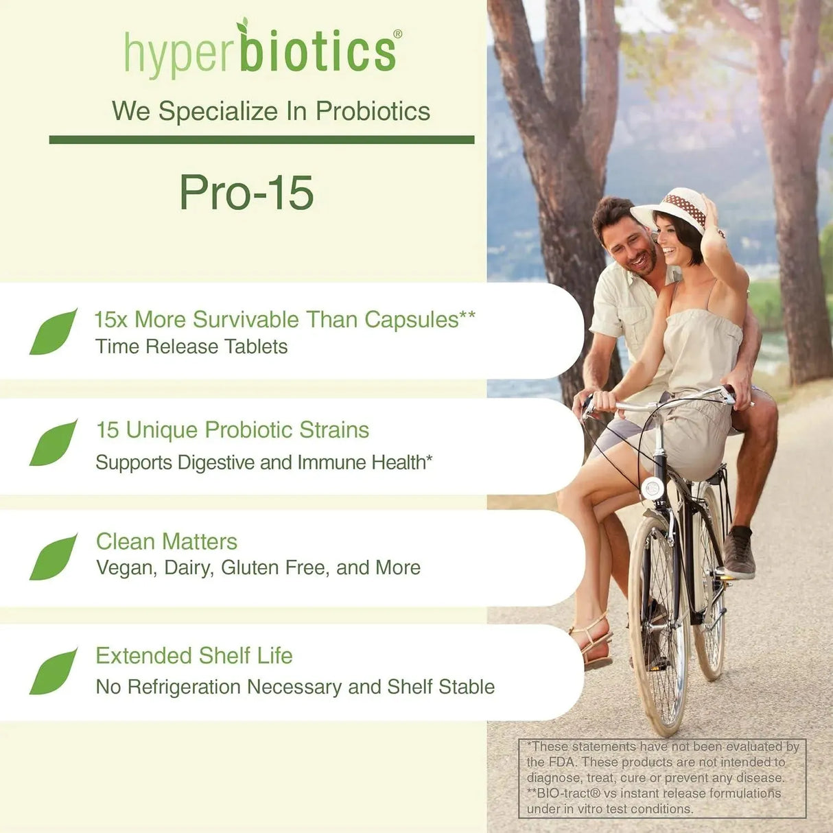 HYPERBIOTICS - Hyperbiotics Pro 15 Vegan Probiotic Supplement 60 Perlas - The Red Vitamin MX - Suplementos Alimenticios - {{ shop.shopifyCountryName }}