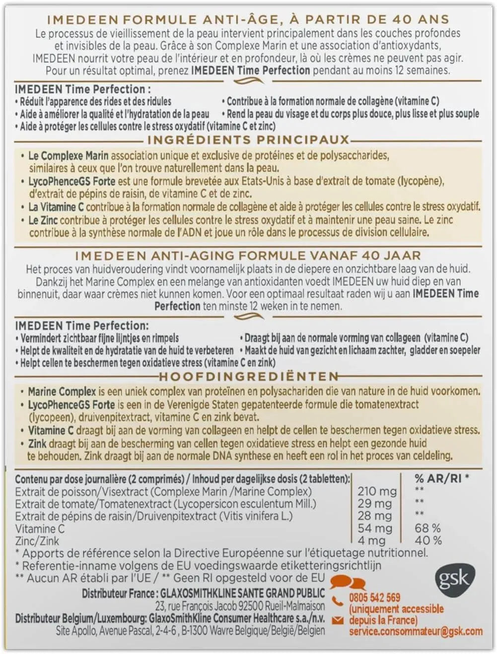 IMEDEEN - Imedeeen Time Perfection 40+ - The Red Vitamin MX - Suplementos Alimenticios - {{ shop.shopifyCountryName }}