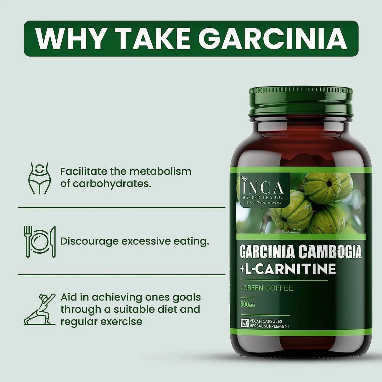 INCA - INCA Garcinia Cambogia and L Carnitine 120 Capsulas - The Red Vitamin MX - Suplementos Alimenticios - {{ shop.shopifyCountryName }}