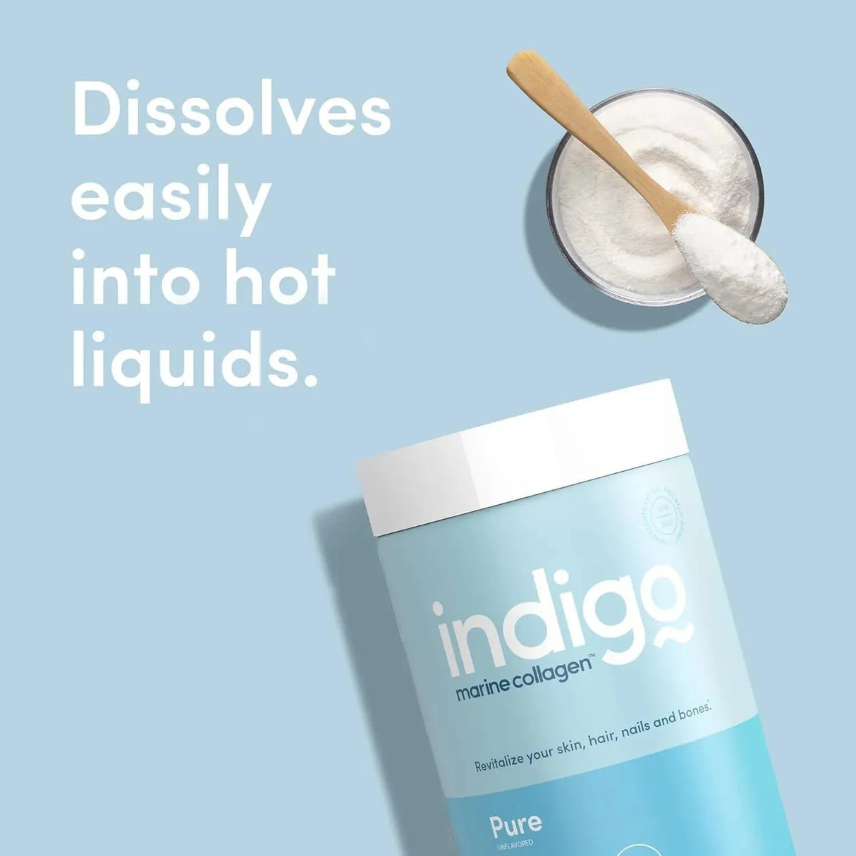 INDIGO - Indigo Marine Collagen Powder 300Gr. - The Red Vitamin MX - Suplementos Alimenticios - {{ shop.shopifyCountryName }}