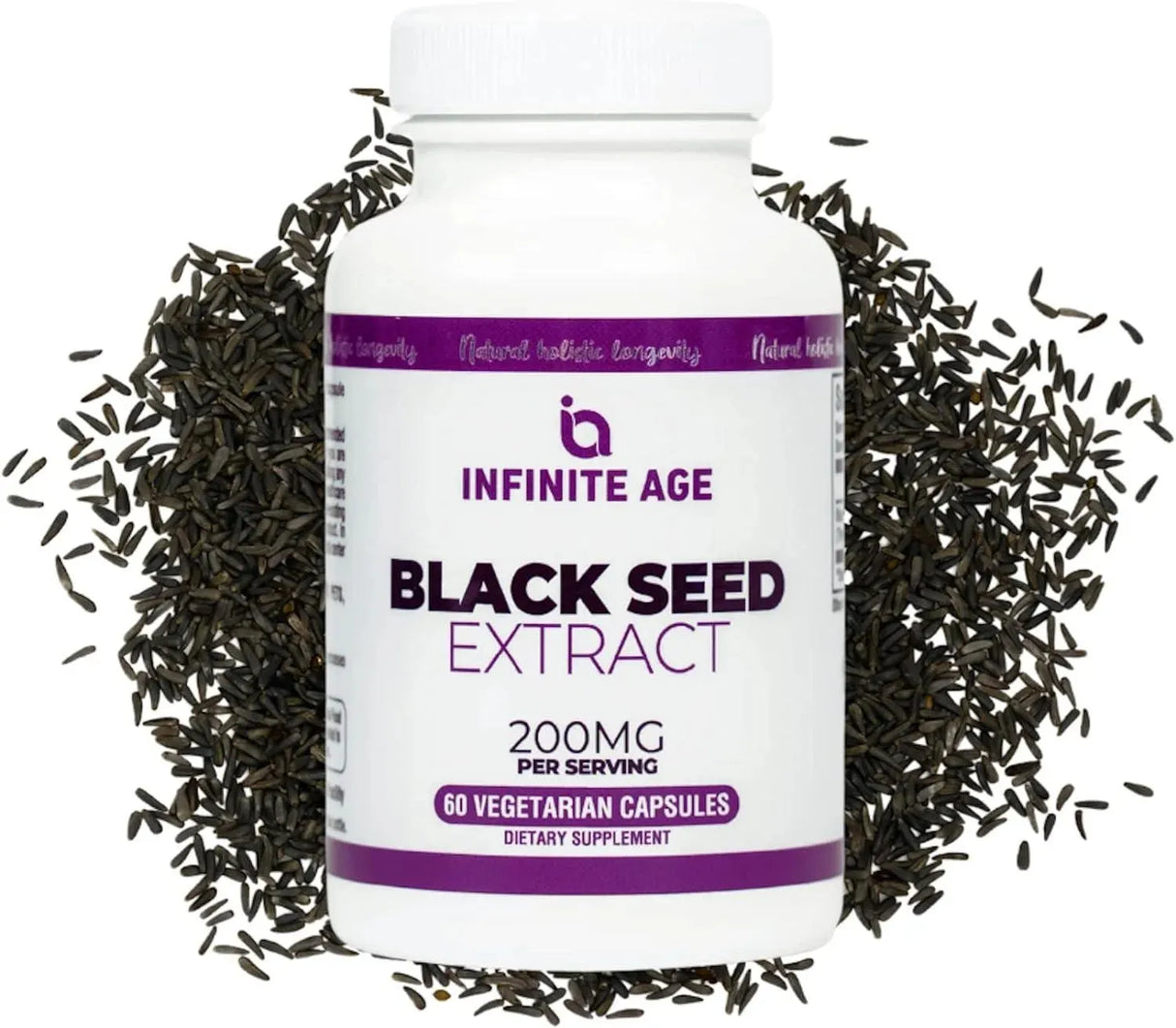 INFINITE AGE - INFINITE AGE Dry Organic Black Seed Oil Extract 200Mg. 60 Capsulas - The Red Vitamin MX - Suplementos Alimenticios - {{ shop.shopifyCountryName }}