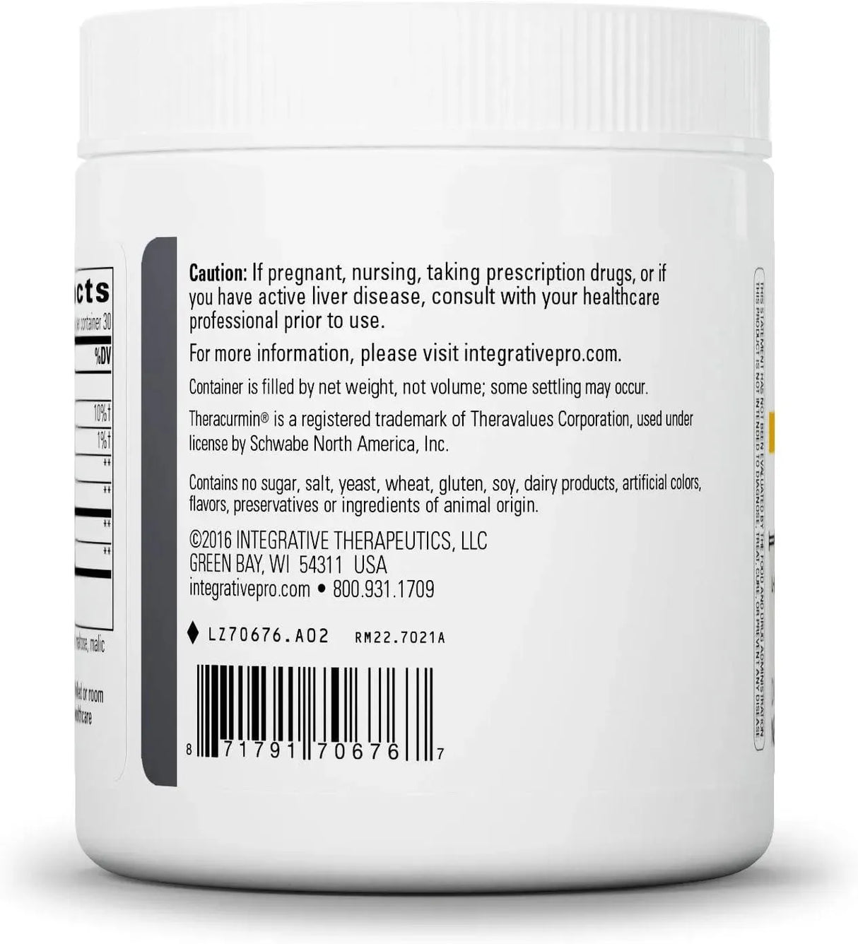 INTEGRATIVE THERAPEUTICS - Integrative Therapeutics Glutamine Forte Lemon Lime Flavored Drink Mix 201Gr. - The Red Vitamin MX - Suplementos Alimenticios - {{ shop.shopifyCountryName }}