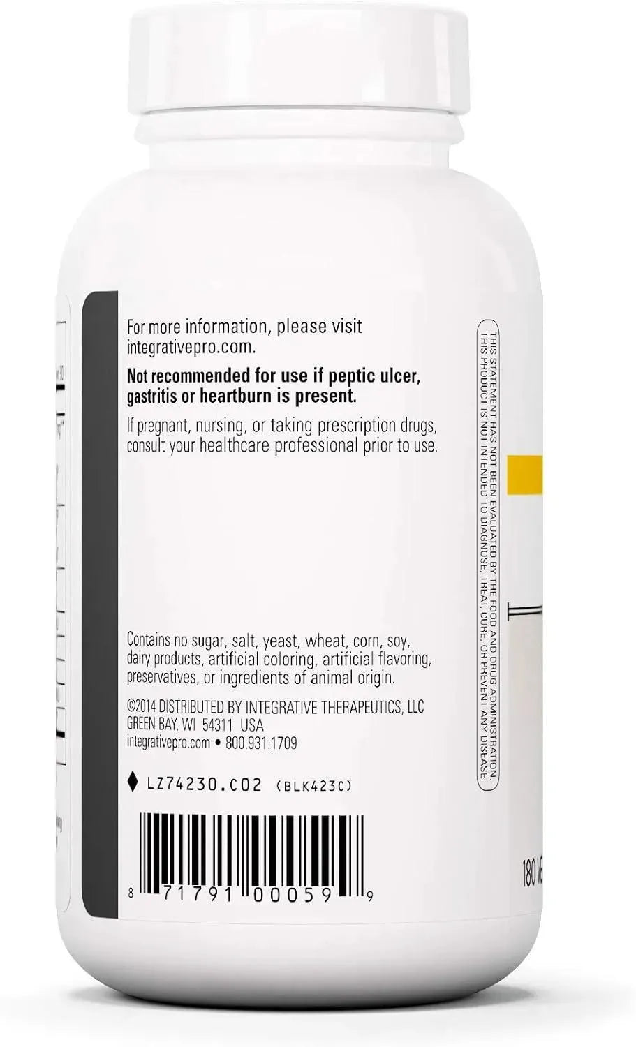INTEGRATIVE THERAPEUTICS - Integrative Therapeutics Similase Digestive Enzymes 180 Capsulas - The Red Vitamin MX - Suplementos Alimenticios - {{ shop.shopifyCountryName }}
