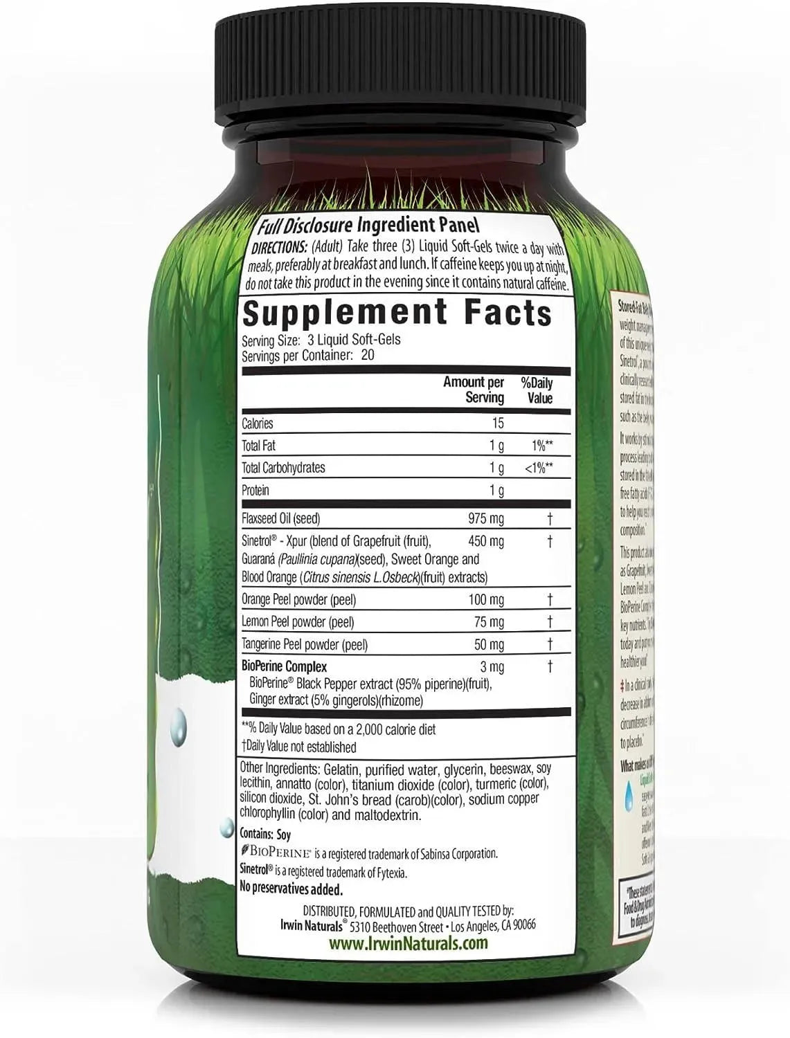 IRWIN NATURALS - Irwin Naturals Stored-Fat Belly Burner 120 Capsulas Blandas - The Red Vitamin MX - Suplementos Alimenticios - {{ shop.shopifyCountryName }}