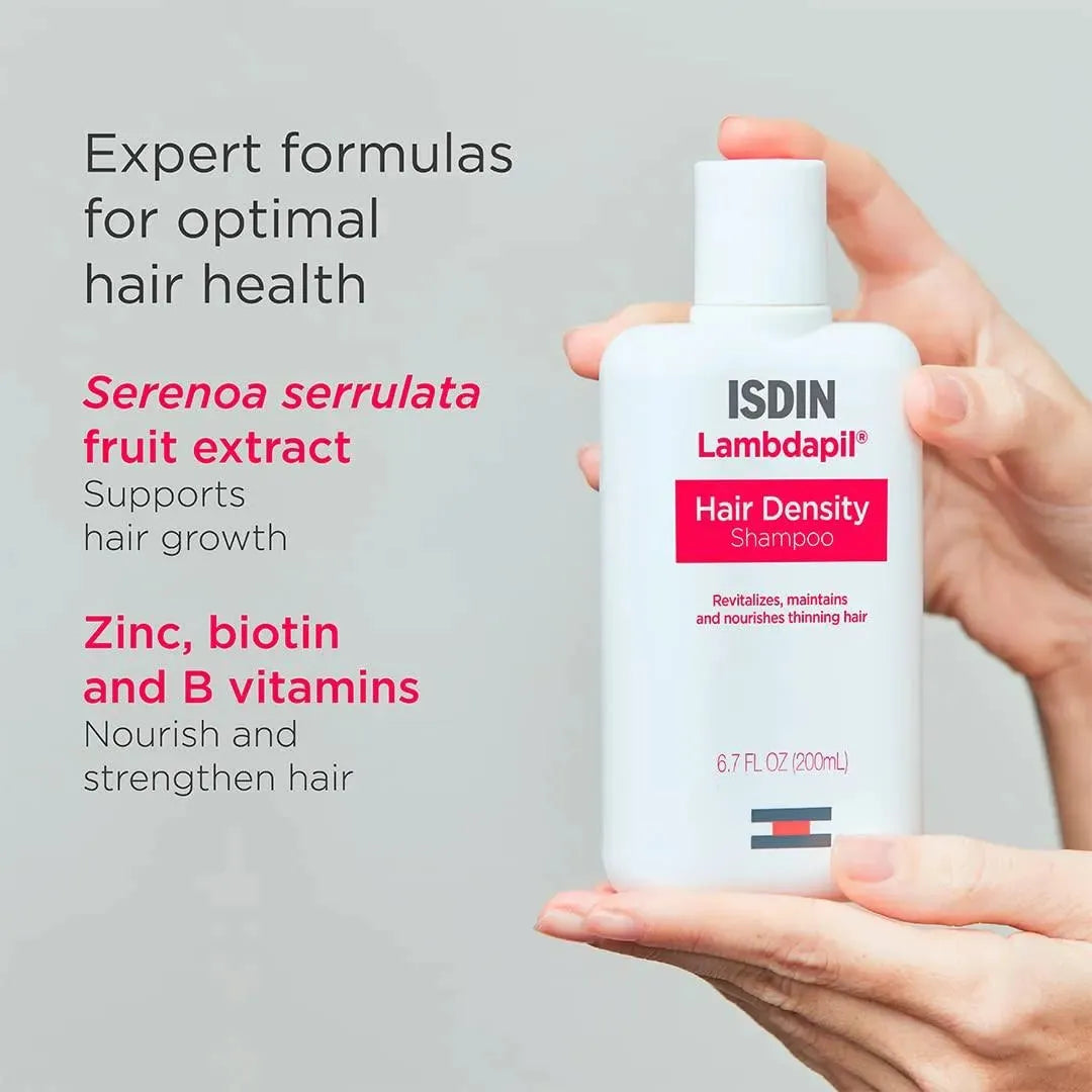 ISDIN - ISDIN Lambdapil Hair Loss Shampoo 200Ml. - The Red Vitamin MX - Shampoo Para Cabello - {{ shop.shopifyCountryName }}