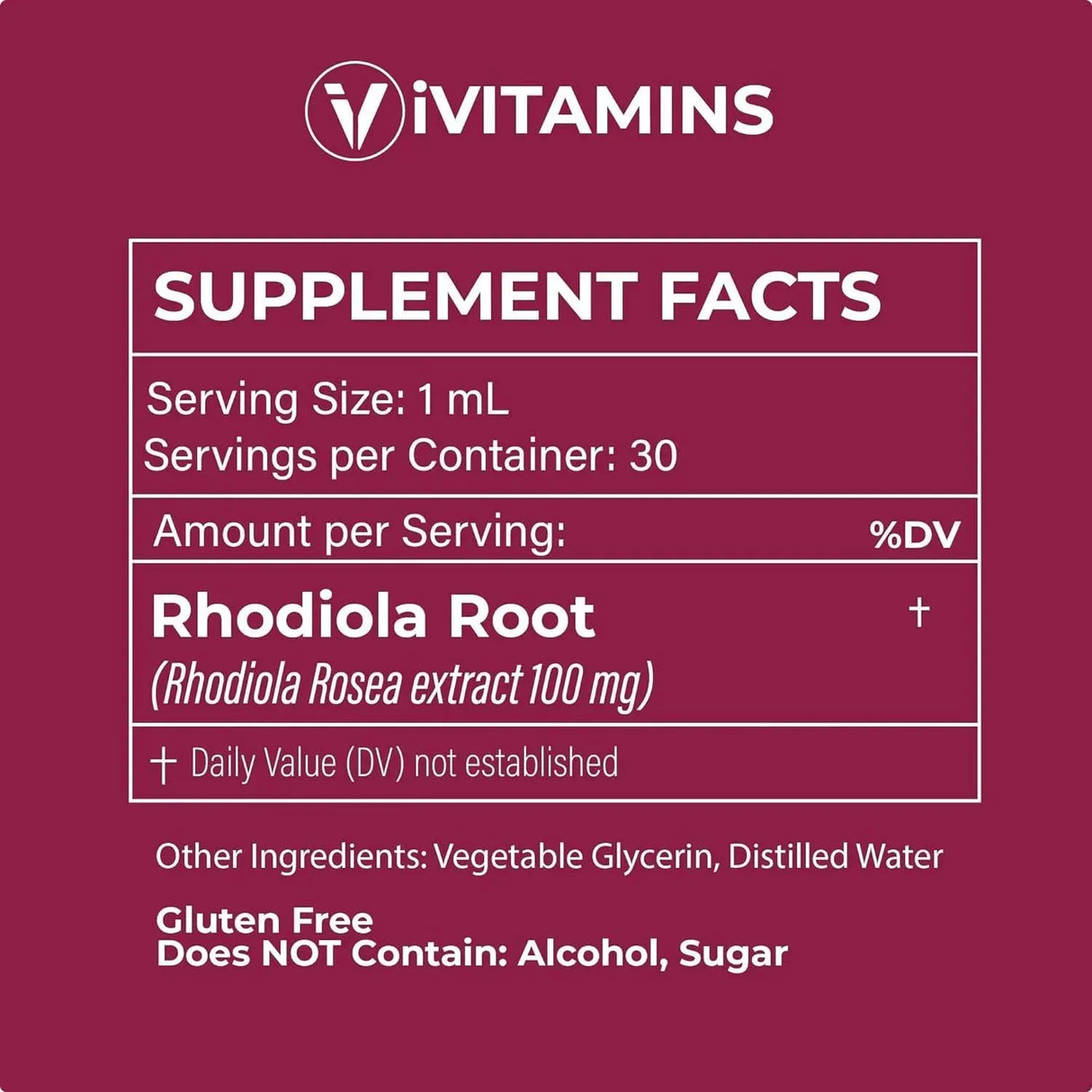 IVITAMINS - iVitamins Rhodiola Rosea Tincture 30Ml. - The Red Vitamin MX - Suplementos Alimenticios - {{ shop.shopifyCountryName }}
