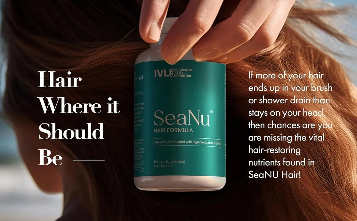 IVL - IVL SeaNu Hair Vitamins Hair Growth 60 Capsulas - The Red Vitamin MX - Suplementos Alimenticios - {{ shop.shopifyCountryName }}