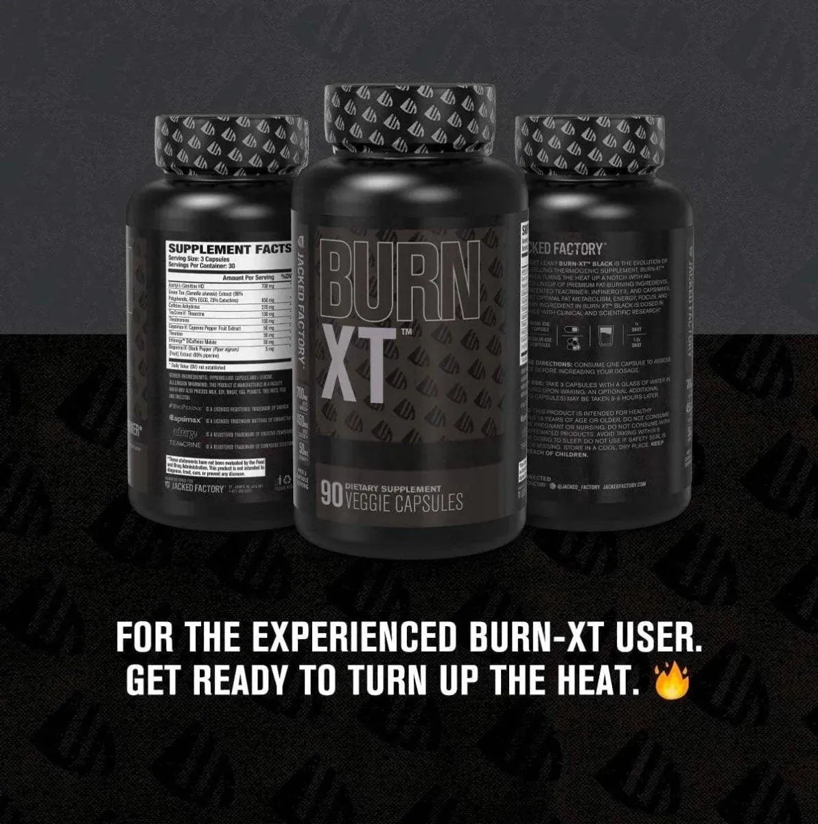 JACKED FACTORY - Burn XT Black Thermogenic Fat Burner 90 Capsulas - The Red Vitamin MX - Suplementos Alimenticios - {{ shop.shopifyCountryName }}