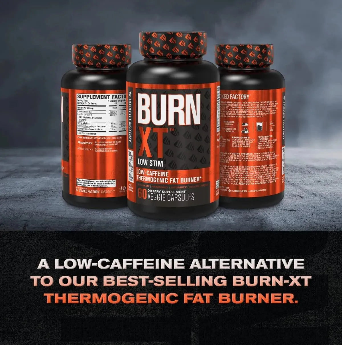 JACKED FACTORY - Jacked Factory Burn-XT Low Caffeine Low Stim 60 Capsulas - The Red Vitamin MX - Suplementos Alimenticios - {{ shop.shopifyCountryName }}