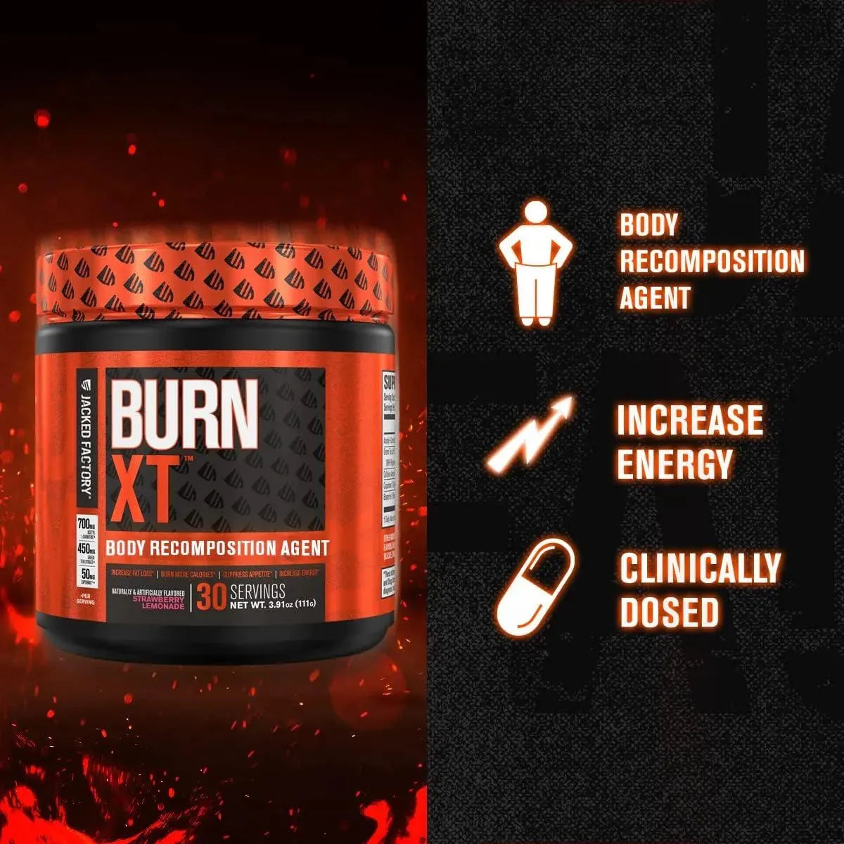 JACKED FACTORY - Jacked Factory Burn-XT Powder 5.82Oz. - The Red Vitamin MX - Suplementos Alimenticios - {{ shop.shopifyCountryName }}