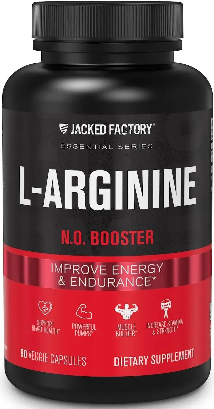 JACKED FACTORY - Jacked Factory L Arginine Nitric Oxide Booster 1500Mg. 90 Capsulas - The Red Vitamin MX - Suplementos Alimenticios - {{ shop.shopifyCountryName }}
