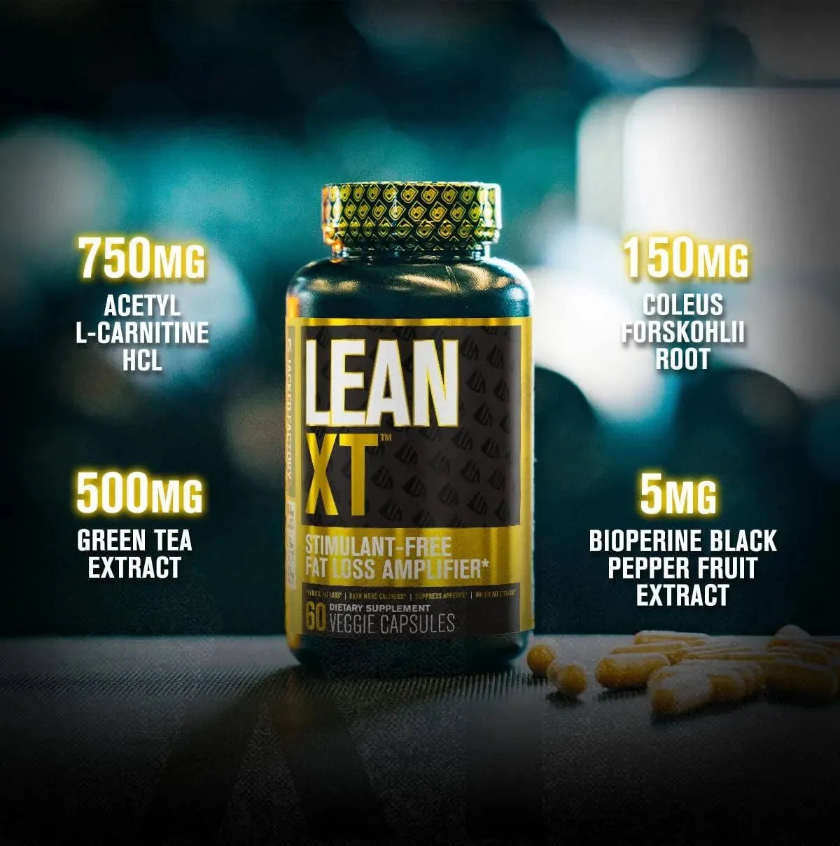 JACKED FACTORY - Jacked Factory Lean-XT Caffeine Free Fat Burner 60 Capsulas - The Red Vitamin MX - Suplementos Alimenticios - {{ shop.shopifyCountryName }}
