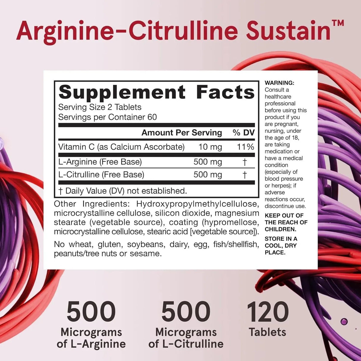 JARROW FORMULAS - Jarrow Formulas Arginine-Citrulline Sustain 120 Tabletas - The Red Vitamin MX - Suplementos Alimenticios - {{ shop.shopifyCountryName }}