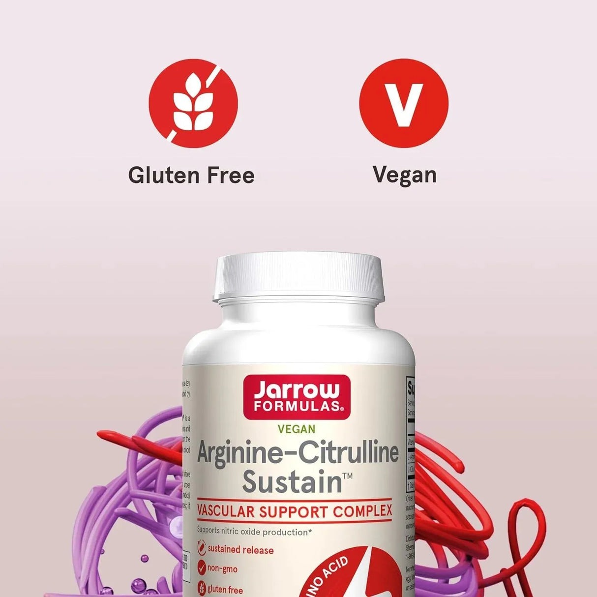 JARROW FORMULAS - Jarrow Formulas Arginine-Citrulline Sustain 120 Tabletas - The Red Vitamin MX - Suplementos Alimenticios - {{ shop.shopifyCountryName }}