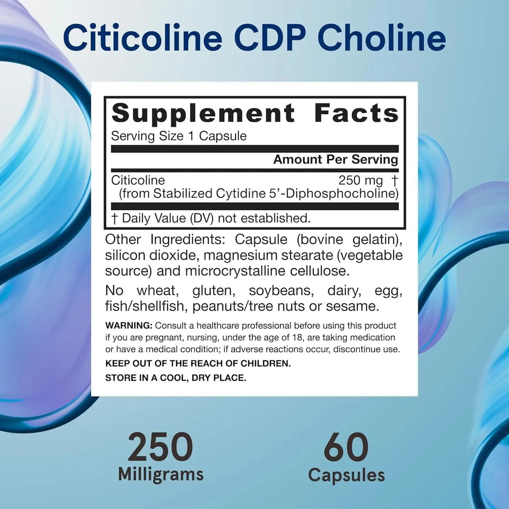 JARROW FORMULAS - Jarrow Formulas Citicoline CDP Choline 250Mg. 60 Capsulas - The Red Vitamin MX - Suplementos Alimenticios - {{ shop.shopifyCountryName }}