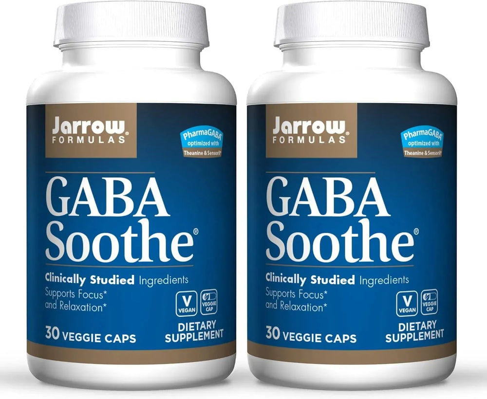JARROW FORMULAS - Jarrow Formulas GABA Soothe 30 Capsulas 2 Pack - The Red Vitamin MX - Suplementos Alimenticios - {{ shop.shopifyCountryName }}
