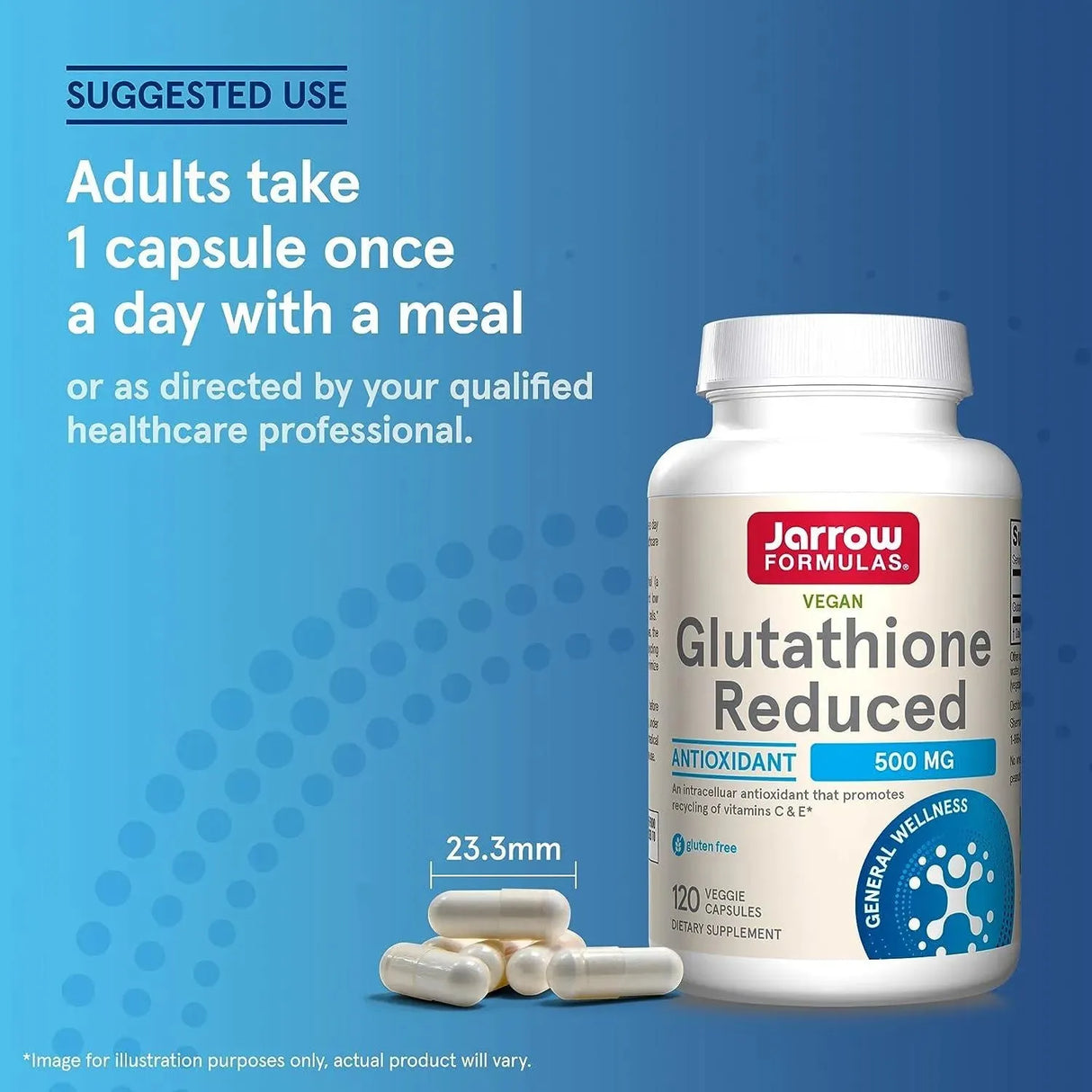 JARROW FORMULAS - Jarrow Formulas Glutathione Reduced 500Mg. 120 Capsulas - The Red Vitamin MX - Suplementos Alimenticios - {{ shop.shopifyCountryName }}