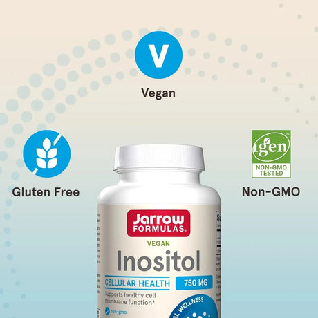 JARROW FORMULAS - Jarrow Formulas Inositol 750Mg. 100 Capsulas - The Red Vitamin MX - Suplementos Alimenticios - {{ shop.shopifyCountryName }}