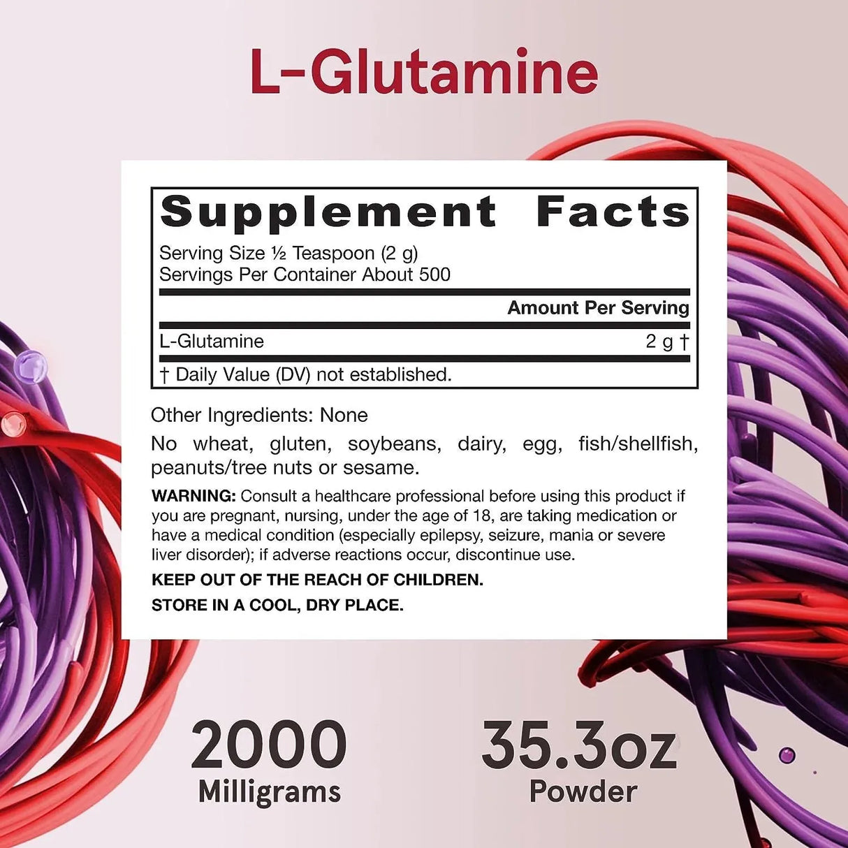 JARROW FORMULAS - Jarrow Formulas L-Glutamine Powder 1Kg. - The Red Vitamin MX - Suplementos Alimenticios - {{ shop.shopifyCountryName }}
