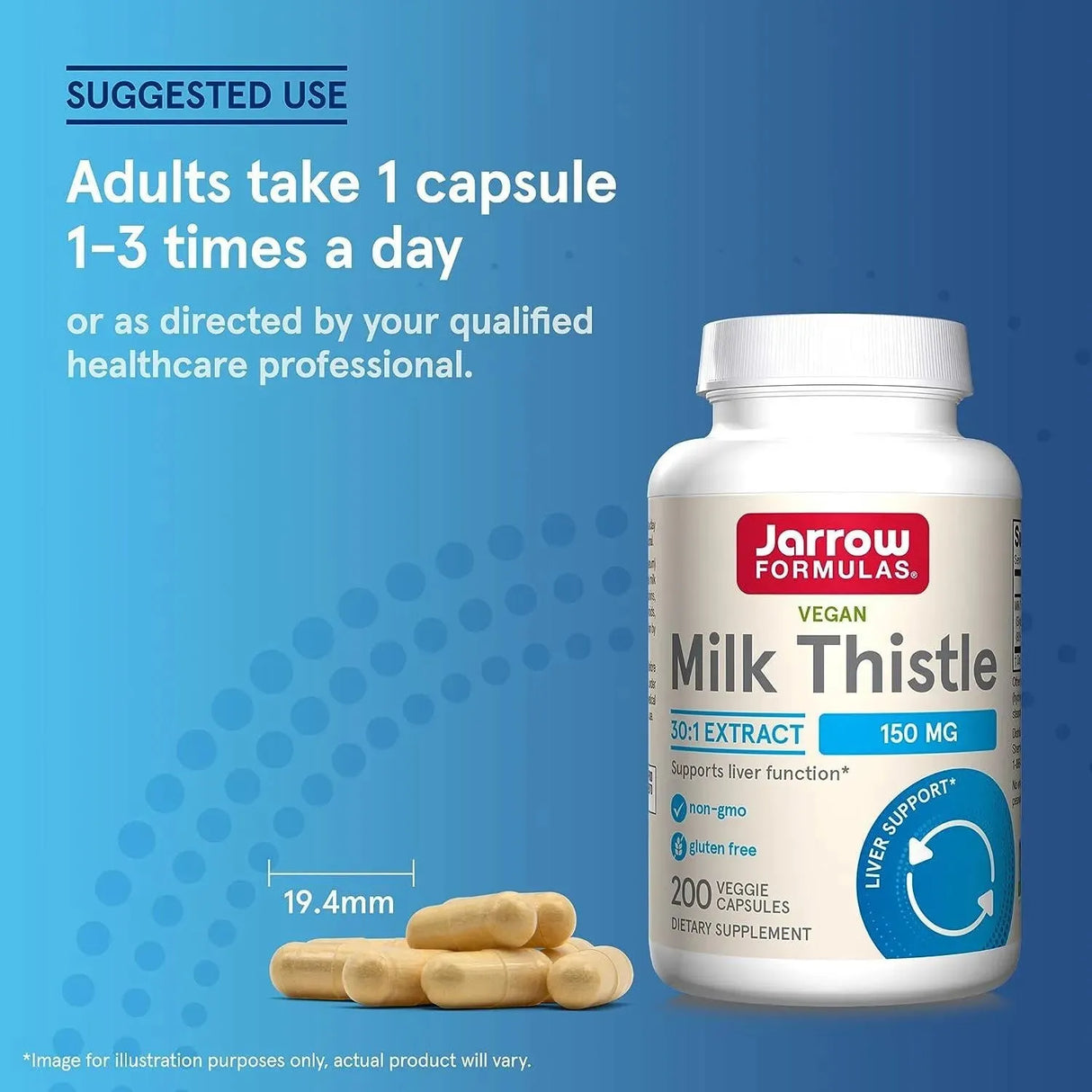 JARROW FORMULAS - Jarrow Formulas Milk Thistle 150Mg. 200 Capsulas - The Red Vitamin MX - Suplementos Alimenticios - {{ shop.shopifyCountryName }}