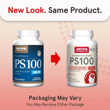 JARROW FORMULAS - Jarrow Formulas PS100 Phosphatidylserine 100Mg. 60 Capsulas Blandas - The Red Vitamin MX - Suplementos Alimenticios - {{ shop.shopifyCountryName }}