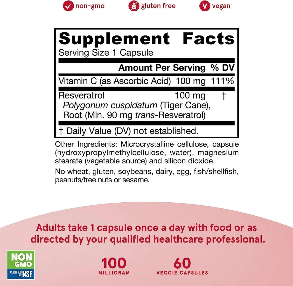 JARROW FORMULAS - Jarrow Formulas Resveratrol 100Mg. 60 Capsulas - The Red Vitamin MX - Suplementos Alimenticios - {{ shop.shopifyCountryName }}