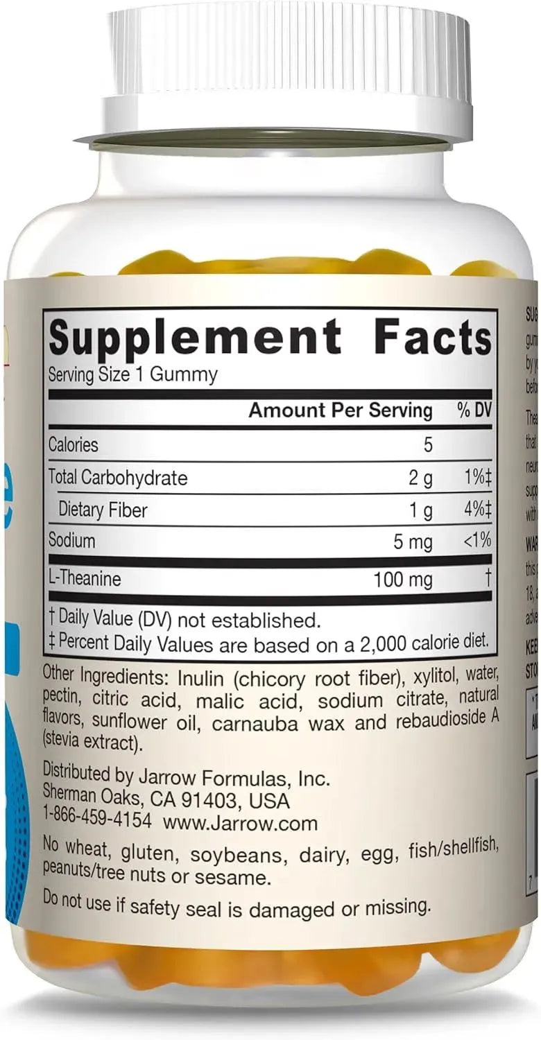 JARROW FORMULAS - Jarrow Formulas Theanine Gummies 100Mg. 60 Gomitas - The Red Vitamin MX - Suplementos Alimenticios - {{ shop.shopifyCountryName }}